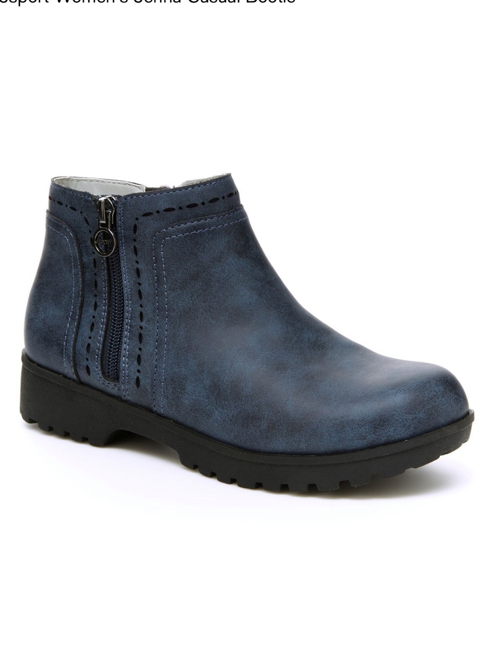 JSPORT by JAMBU | Jenna navy/slate/black ankle boots/booties